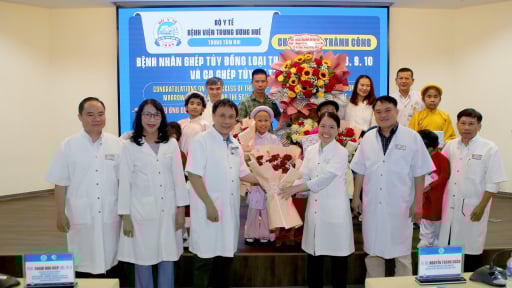 Bệnh viện Trung ương Huế thực hiện thành công ca ghép tủy tự thân thứ 50 và 3 ca ghép tủy đồng loại liên tiếp 