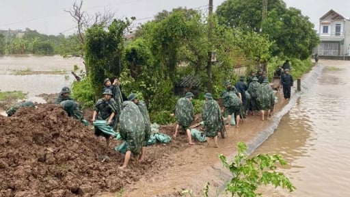 Tỉnh Hưng Yên bác thông tin vỡ đê tại một xã của tỉnh Thái Bình cũ, chỉ là sự cố tràn bờ kênh dẫn