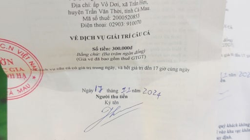 Cà Mau: Thanh tra Vườn quốc gia U Minh Hạ vì bị phản ánh phát hành vé câu cá 'chui'