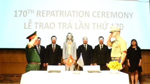 Việt Nam trao trả hài cốt quân nhân Hoa Kỳ lần thứ 170 