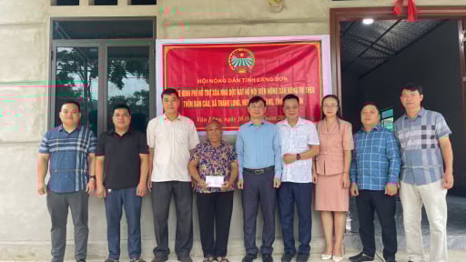 Hội Nông dân tỉnh Lạng Sơn thực hiện chương trình xóa nhà tạm, nhà dột nát