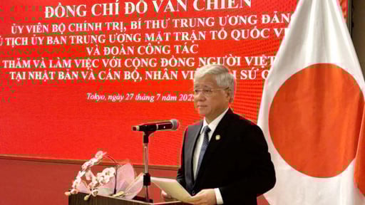 Chủ tịch Ủy ban Trung ương MTTQ Việt Nam Đỗ Văn Chiến thăm và làm việc tại Nhật Bản