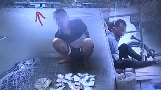 Triệt phá đường dây mua bán ma túy bằng ca nô ở giữa sông Hồng