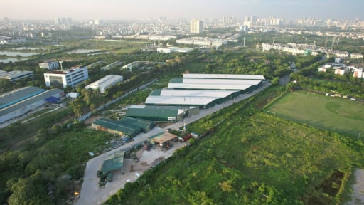  Cho thuê kho xưởng trái phép trên đất dự án tại xã Sơn Đồng (Hà Nội)