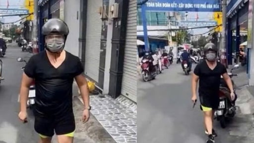 Nghi mâu thuẫn khi tham gia giao thông, thanh niên cầm dao đe dọa tài xế xe ba gác