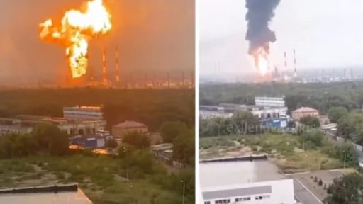 'Đêm địa ngục': Ukraine không kích dồn dập vào Nga, cháy nổ bùng lên khắp nơi, nhiều người thương vong