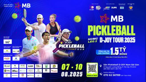 MB Pickleball D-Joy Tour 2025 | HCMC Leg 2 chính thức khởi tranh - vươn tầm thể thao quốc tế cùng MB Bank