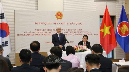 Chủ tịch Ủy ban Trung ương MTTQ Việt Nam Đỗ Văn Chiến kết thúc tốt đẹp chuyến thăm Hàn Quốc
