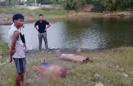 Hai cháu nhỏ rủ nhau đi chơi từ sáng, đến chiều người dân bàng hoàng phát hiện 2 thi thể dưới hồ nước
