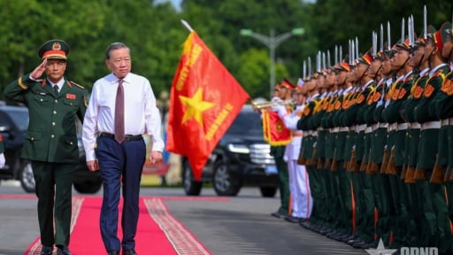 Hình ảnh Tổng Bí thư Tô Lâm thăm và làm việc tại Quân đoàn 12
