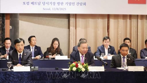Tổng Bí thư Tô Lâm: Việt Nam đang đứng trước những cơ hội phát triển, mong có sự hợp tác của các tập đoàn Hàn Quốc