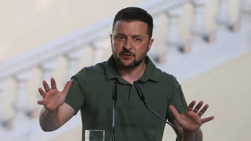 Truyền thông đưa tin về một đòn giáng mạnh vào ông Zelensky