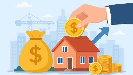 Dòng tiền ồ ạt vào bất động sản, ngân hàng đua tăng dư nợ
