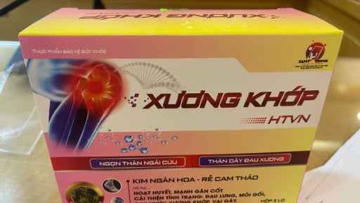 Dược chất có trong thực phẩm bảo vệ sức khỏe Xương Khớp HTVN, ai chịu trách nhiệm?