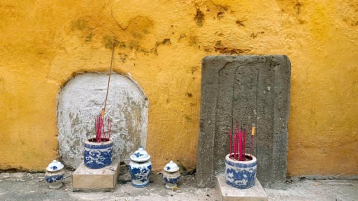 Bí ẩn bia đá trấn yểm ở Hội An