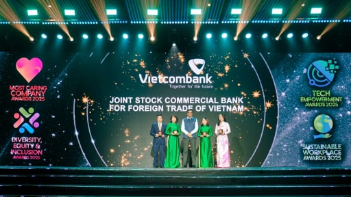 HR ASIA tiếp tục vinh danh Vietcombank tại tất cả các hạng mục giải thưởng “Nơi làm việc tốt nhất châu Á” năm 2025 