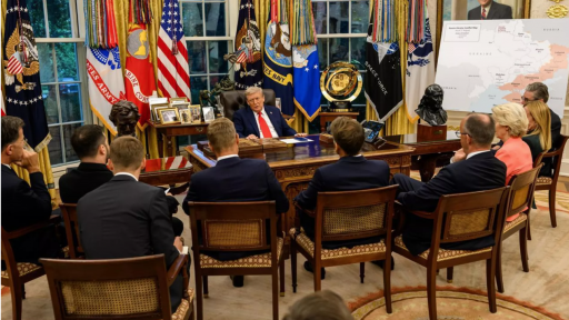 Truyền thông đưa tin về 'vị khách vô hình' trong cuộc gặp Trump - Zelensky