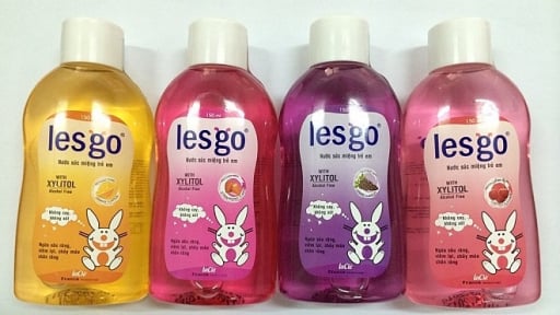 Thu hồi lô nước súc miệng Lesgo trẻ em chứa chất bảo quản không được công bố