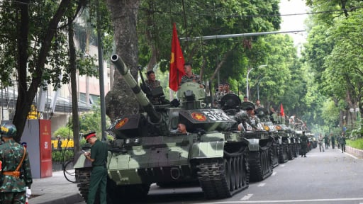 Trực tiếp: Dàn xe 'khủng' đã sẵn sàng cho buổi Tổng hợp luyện lần thứ nhất A80 tại quảng trường Ba Đình