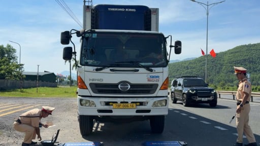 CSGT thành phố Huế mạnh tay với xe quá khổ, quá tải: 287 phương tiện bị xử lý, phạt hơn 4,2 tỷ đồng 