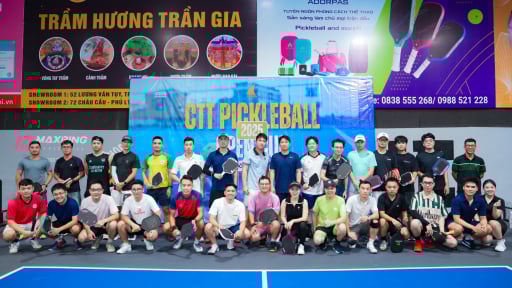 'PICKLEBALL CTT OPEN CUP 2025': Lan tỏa tinh thần thể thao và gắn kết cộng đồng nhân dịp 80 năm Quốc khánh 2/9