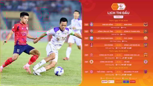 Lịch phát sóng trực tiếp vòng 3 V.League 2025/2026: Hấp dẫn bởi sự…khó lường!