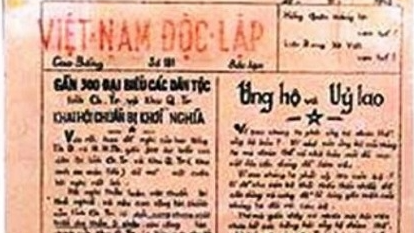 Việt Nam Độc lập, tờ báo đầu tiên của Mặt trận Việt Minh