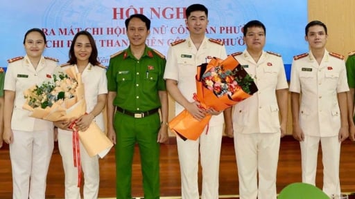 Hà Nội: Công an phường Yên Sở ra mắt Chi Đoàn và Chi hội Phụ nữ
