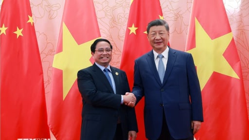 Thủ tướng Phạm Minh Chính hội kiến Tổng Bí thư, Chủ tịch nước Trung Quốc Tập Cận Bình