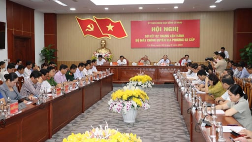 Bộ máy chính quyền địa phương 2 cấp ở Cà Mau vận hành thông suốt