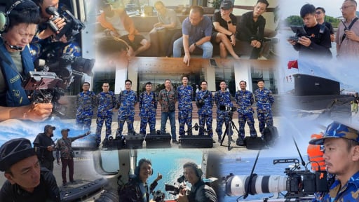 Hậu trường chưa bao giờ kể về những thước phim “đẹp lịm tim” ở màn diễu binh trên biển của Hải quân Việt Nam tại A80