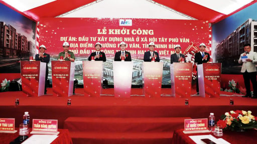 Khởi c&ocirc;ng dự &aacute;n nh&agrave; ở x&atilde; hội T&acirc;y Ph&ugrave; V&acirc;n, cung cấp khoảng 500 căn hộ cho người thu nhập thấp