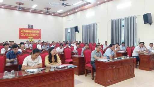 X&atilde; Giao Hưng, tỉnh Ninh B&igrave;nh mới (Nam Định cũ), thảo luận Đề &aacute;n nh&acirc;n sự c&aacute;n bộ c&aacute;c th&ocirc;n, th&agrave;nh lập chi bộ th&ocirc;n mới