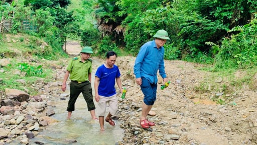 V&agrave;o rừng đ&agrave;o bới sau tin đồn c&oacute; v&agrave;ng sa kho&aacute;ng, hai đối tượng ở Nghệ An bị xử phạt, buộc trả lại nguy&ecirc;n trạng