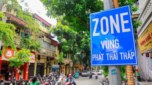 Diện mạo c&aacute;c tuyến phố v&ugrave;ng l&otilde;i Ho&agrave;n Kiếm 'ti&ecirc;n phong' th&iacute; điểm v&ugrave;ng ph&aacute;t thải thấp từ ng&agrave;y 1/7