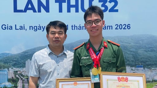 Ch&acirc;n dung học vi&ecirc;n Học viện Qu&acirc;n y gi&agrave;nh 2 giải Nhất Olympic To&aacute;n to&agrave;n quốc, được khen ngợi 'Bản lĩnh v&agrave; tr&iacute; tuệ'