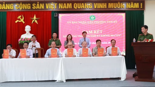 Th&agrave;nh c&ocirc;ng s&aacute;p nhập, phường Tam Kỳ, Đ&agrave; Nẵng (địa phận Quảng Nam cũ), c&aacute;c khối phố mới bắt tay v&agrave;o việc ngay