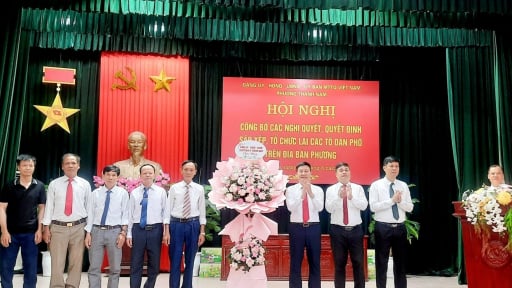 Phường Th&agrave;nh Nam, tỉnh Ninh B&igrave;nh (địa phận tỉnh Nam Định cũ) c&ocirc;ng bố c&aacute;c quyết định quan trọng sau s&aacute;p nhập th&agrave;nh c&ocirc;ng