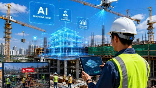 AI đang gi&uacute;p ng&agrave;nh x&acirc;y dựng tiết kiệm h&agrave;ng tỷ USD như thế n&agrave;o?