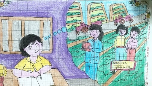 B&agrave;i dự thi 'Ng&agrave;y mai trong mắt em': Những mầm xanh' tr&ecirc;n v&aacute;ch đ&aacute;
