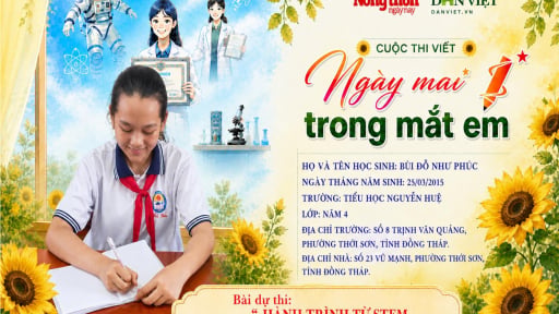 B&agrave;i dự thi 'Ng&agrave;y mai trong mắt em': H&agrave;nh tr&igrave;nh từ STEM đến giấc mơ tương lai