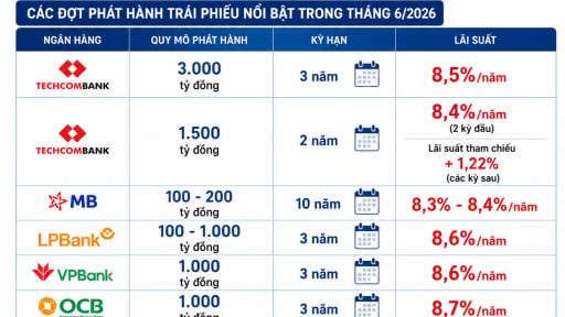 Techcombank, MB, VPBank... đẩy l&atilde;i suất tr&aacute;i phiếu l&ecirc;n gần 9%, cuộc chơi ph&iacute;a sau l&agrave; g&igrave;?