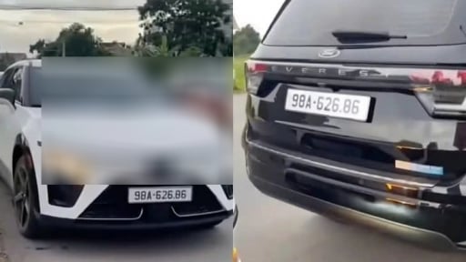 B&iacute; mật ph&iacute;a sau chiếc xe tr&ugrave;ng biển số với &ocirc; t&ocirc; Ford Everest