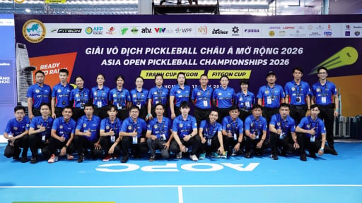 Giải Pickleball ch&acirc;u &Aacute; mở rộng 2026 - Tranh C&uacute;p Fitgon tại TP Hồ Ch&iacute; Minh ch&iacute;nh thức khởi tranh