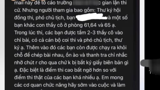 Quảng Trị r&agrave; so&aacute;t th&ocirc;ng tin tố c&aacute;o vi phạm thi tốt nghiệp THPT tại một điểm thi