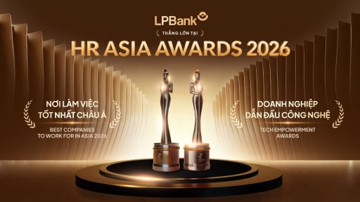 HR Asia 2026: LPBank được vinh danh Nơi l&agrave;m việc tốt nhất ch&acirc;u &Aacute; v&agrave; Doanh nghiệp Dẫn đầu c&ocirc;ng nghệ