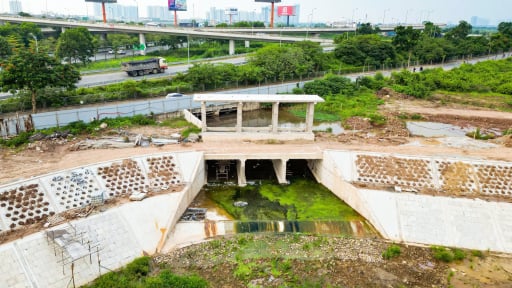 Hồ điều h&ograve;a Cự Khối đầu tư 972,5 tỷ đồng đ&atilde; thi c&ocirc;ng đến đ&acirc;u, ph&aacute;t huy t&aacute;c dụng khi mưa lớn?