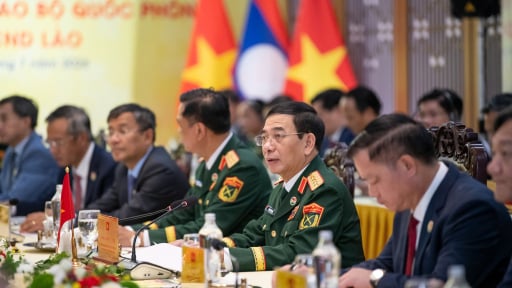 Đại tướng Phan Văn Giang: Hợp t&aacute;c quốc ph&ograve;ng l&agrave; trụ cột trong quan hệ đặc biệt Việt Nam - L&agrave;o