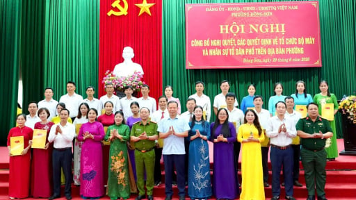 S&aacute;p nhập th&ocirc;n mới nhất ở Thanh H&oacute;a, phường Đ&ocirc;ng Sơn chỉ định Tổ trưởng TDP l&acirc;m thời cho đến khi bầu được Tổ trưởng mới