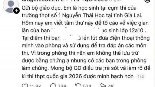 Tin đồn 'tố' gian lận thi tốt nghiệp THPT ở Gia Lai: Sở GD&ĐT n&oacute;i g&igrave;?